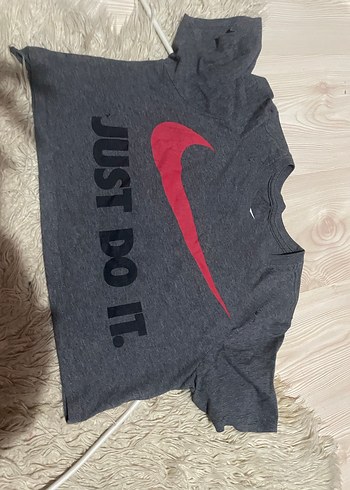 Gri Pamuklu Salaş Hamile Tişörtü - Görsel 2