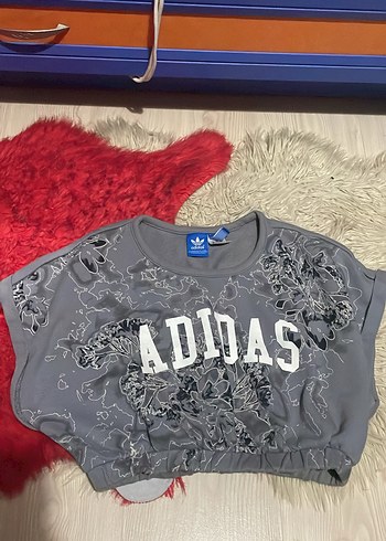 Kız Çocuk Gri Baskılı Kısa Kollu Tişört - Görsel 2