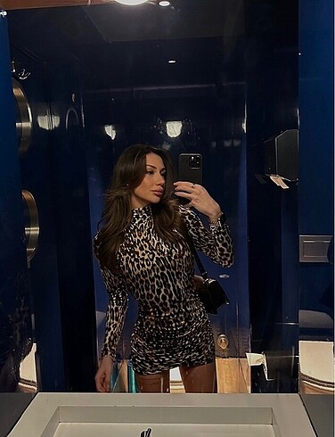 H&M Leopar elbise