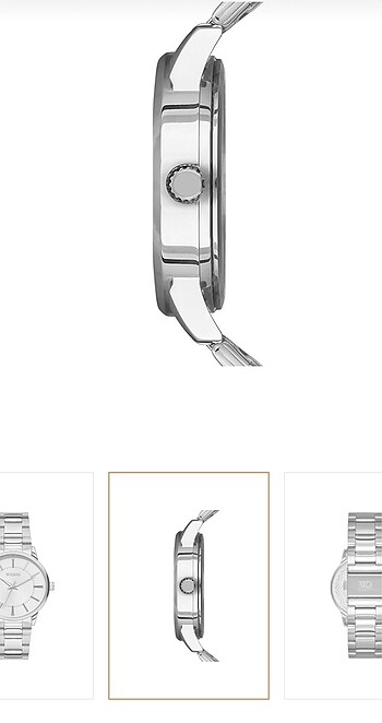 Beden gri Renk Wesse kol saati unisex