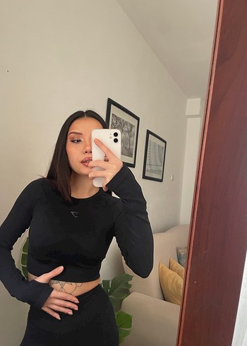 Gymshark marka crop sporcu üstü - Görsel 2