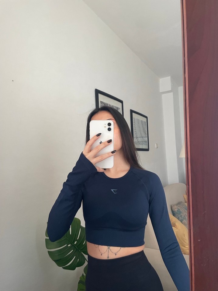 Gymshark marka crop sporcu üstü - Görsel 4
