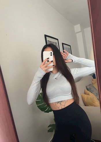 Gymshark marka crop sporcu üstü - Görsel 4