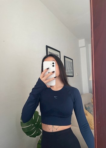 Gymshark marka crop sporcu üstü - Görsel 11