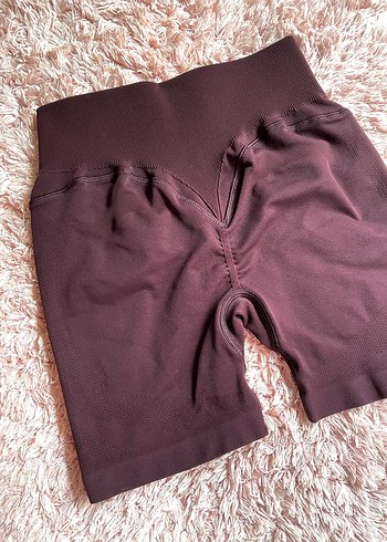 Gymshark marka arkası büzgülü biker tayt - Görsel 7