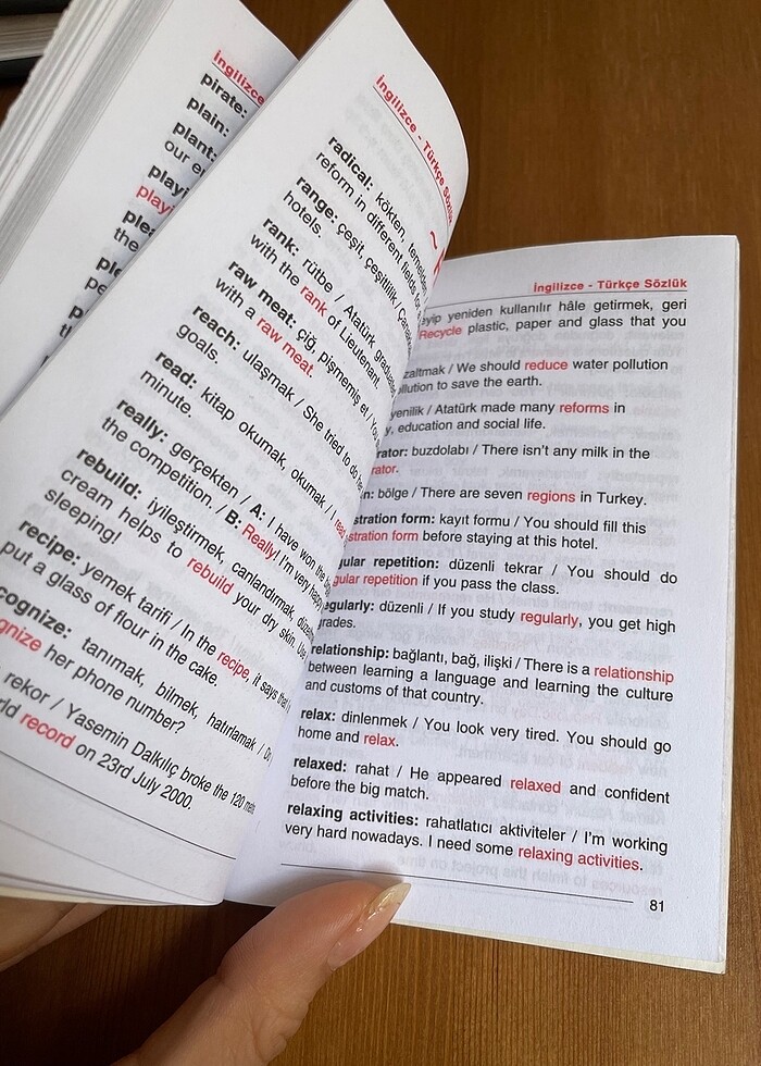 İngilizce Türkçe sözlük - Görsel 5