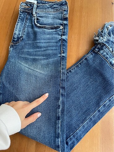 34 Beden lacivert Renk Zara kot pantolon