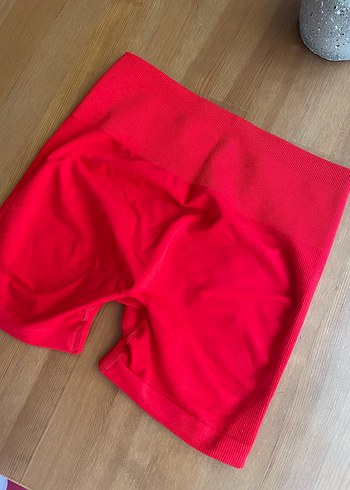Diğer Kırmızı Mini Spor Tayt BO&TEE