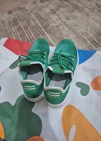 Yeşil Spor Ayakkabı Velcro Detaylı - Görsel 3