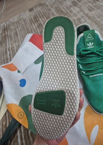 Yeşil Spor Ayakkabı Velcro Detaylı - Görsel 5