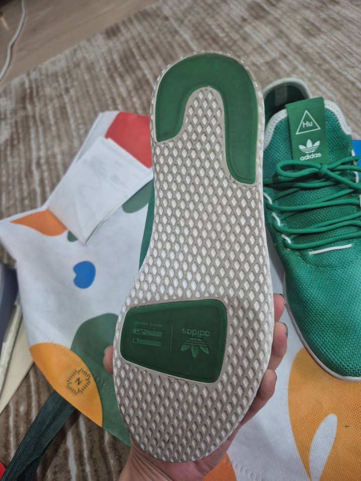 Yeşil Spor Ayakkabı Velcro Detaylı - Görsel 5