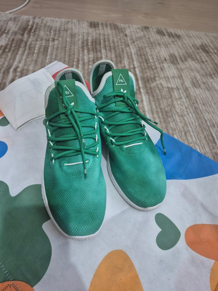 Yeşil Spor Ayakkabı Velcro Detaylı - Görsel 2