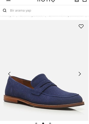 Lacivert Süet Erkek loafer Ayakkabı