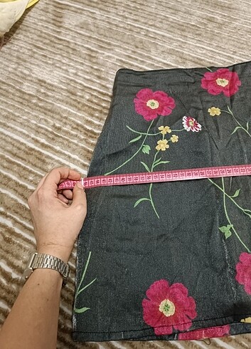s Beden siyah Renk Vintage etek retro 