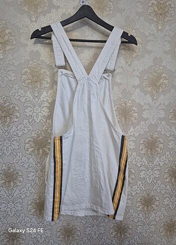 Salopet denim elbise - Görsel 4