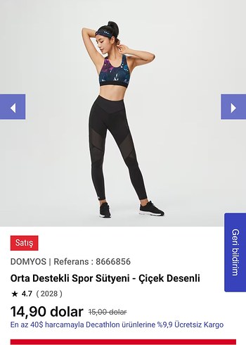 Kadın Lacivert sporcu südyeni