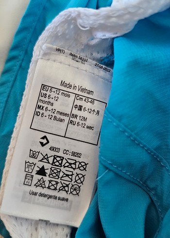 Decthlon Bebek Uv tshirt ve Şapka - Görsel 6