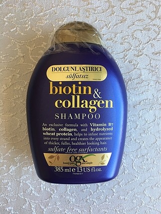 Ogx dolgunlaştırıcı biotin keratin şampuan