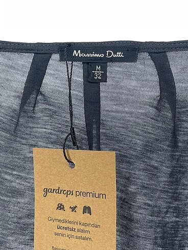 m Beden gri Renk Massimo Dutti Kısa Elbise %70 İndirimli.