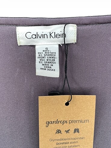 s Beden gri Renk Calvin Klein Kısa Elbise %70 İndirimli.