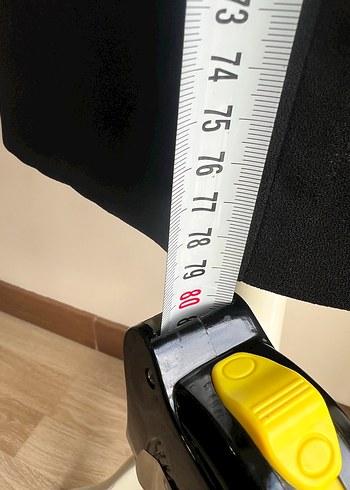 Siyah Kemerli Midi Ofis Elbisesi - Görsel 6