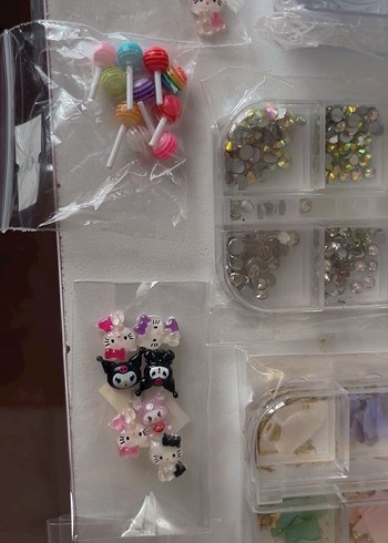 Pastel Renkli Çoklu Tırnak Dekorasyon Seti - Görsel 7