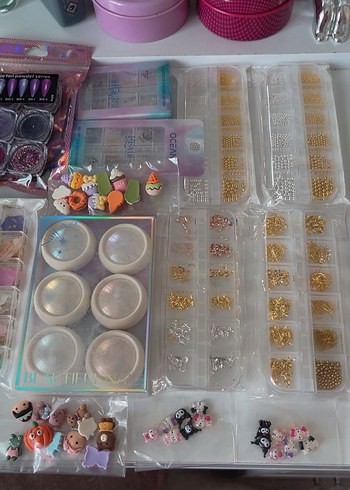 Pastel Renkli Çoklu Tırnak Dekorasyon Seti - Görsel 2