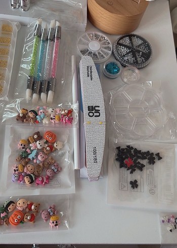 Pastel Renkli Çoklu Tırnak Dekorasyon Seti - Görsel 8