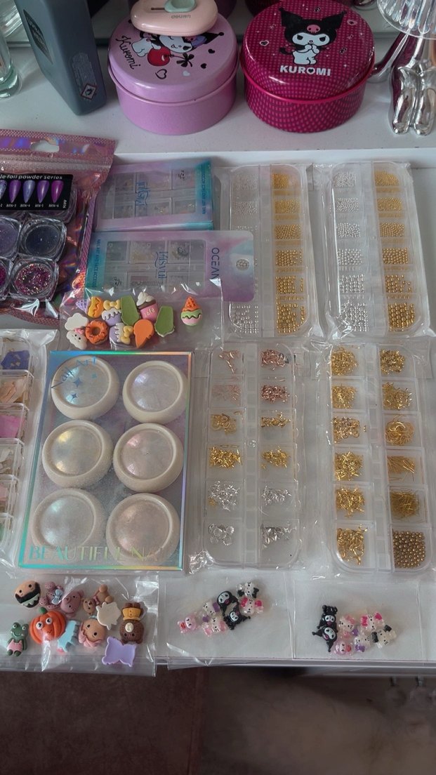 Pastel Renkli Çoklu Tırnak Dekorasyon Seti - Görsel 2