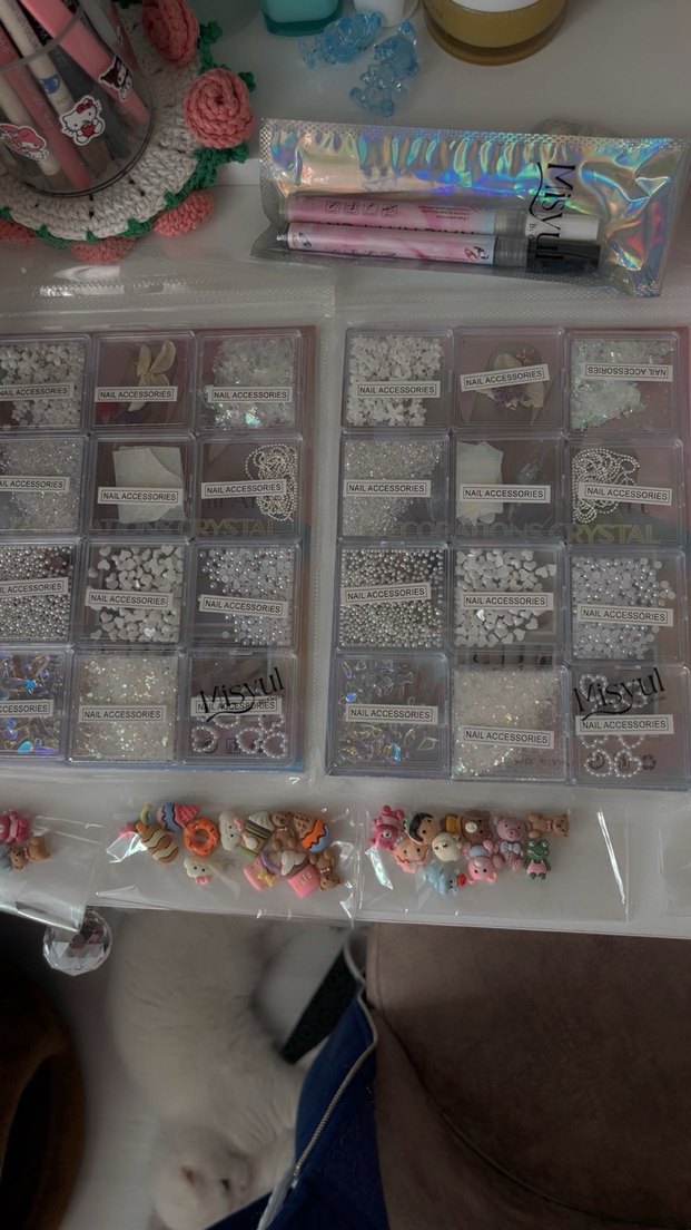 Pastel Renkli Çoklu Tırnak Dekorasyon Seti - Görsel 4