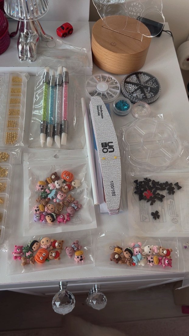 Pastel Renkli Çoklu Tırnak Dekorasyon Seti - Görsel 5