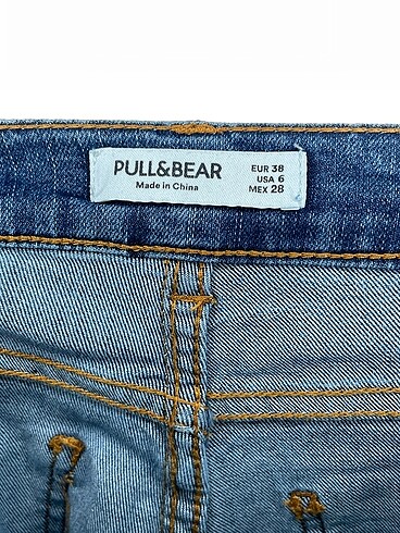 38 Beden mavi Renk Pull and Bear Jean / Kot %70 İndirimli.