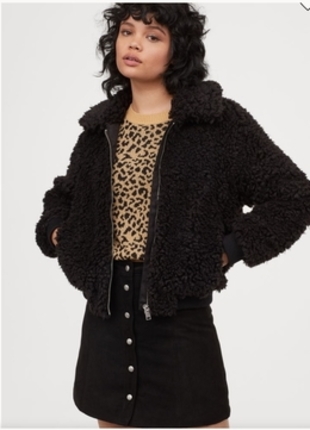 etiketli H&M yumuşacık kaban 