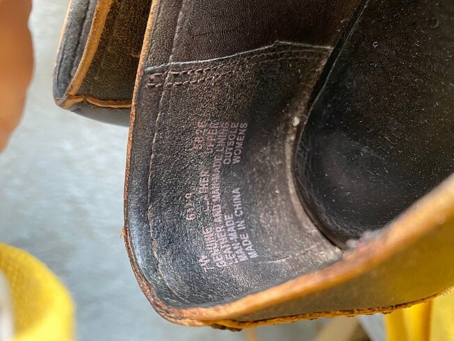38 Beden kahverengi Renk Timberland az kullanılmış babet