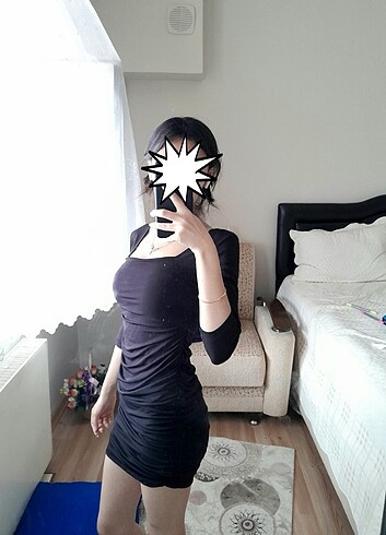 Siyah Mini Elbise