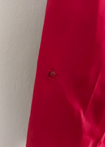 Kırmızı Fermuarlı Kadın Ceket - Görsel 7