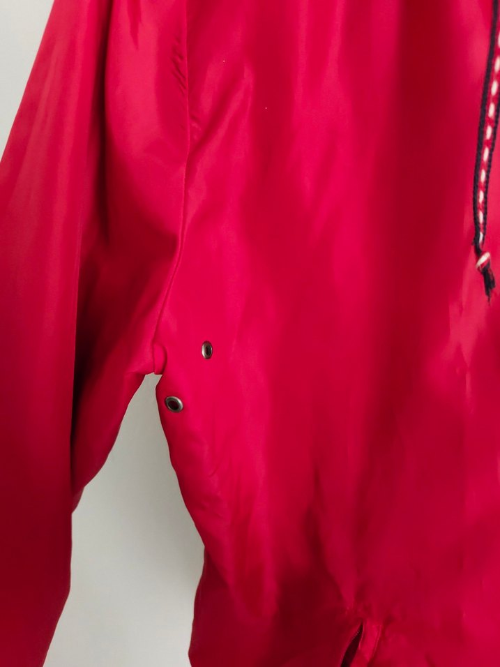 Kırmızı Fermuarlı Kadın Ceket - Görsel 4