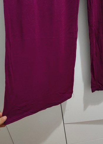 Mor Salaş Kadın Kumaş Pantolon - Görsel 3