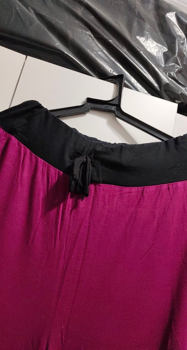 Mor Salaş Kadın Kumaş Pantolon - Görsel 5