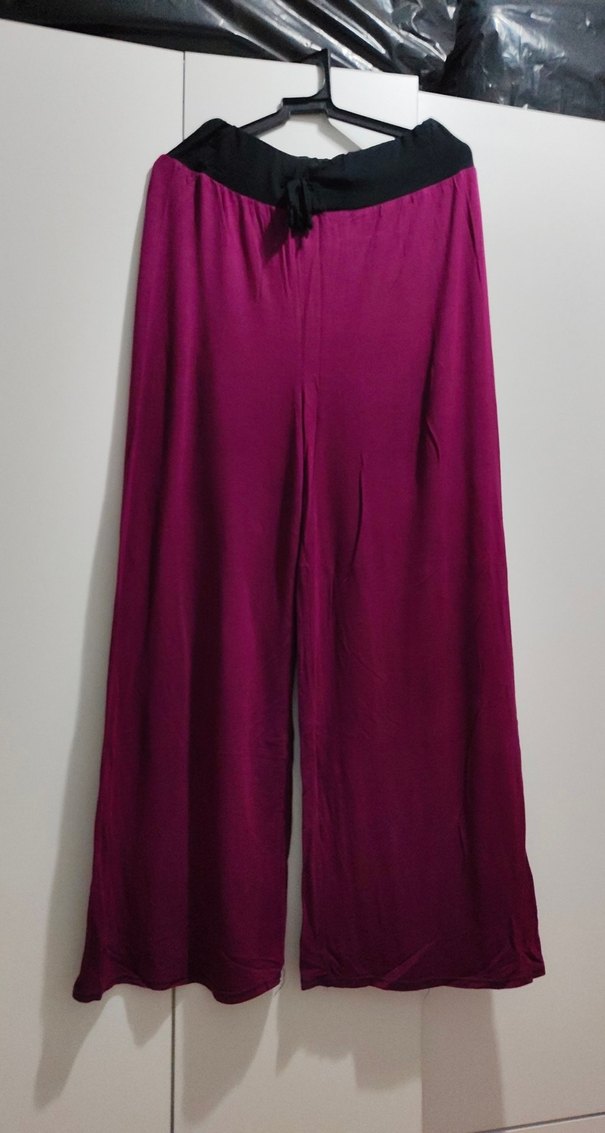 Mor Salaş Kadın Kumaş Pantolon - Görsel 2