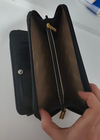 Siyah Deri Kadın Cüzdanı - Görsel 3