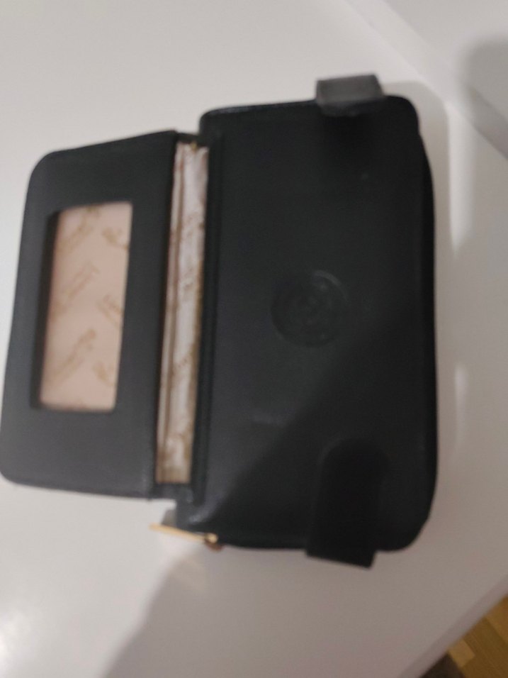 Siyah Deri Kadın Cüzdanı - Görsel 4