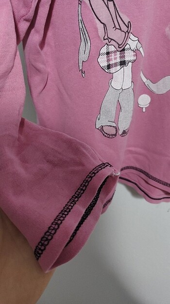 s Beden pembe Renk Pijama üstü