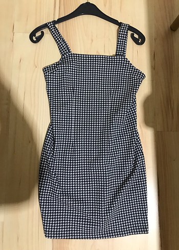 Kare Desenli Askılı Kadın Salopet - Görsel 2