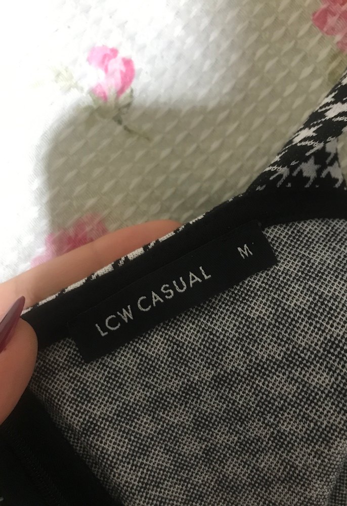 Kare Desenli Askılı Kadın Salopet - Görsel 3