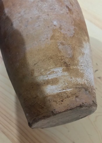 Koyu Bej Kulplu Seramik Vazo - Görsel 7