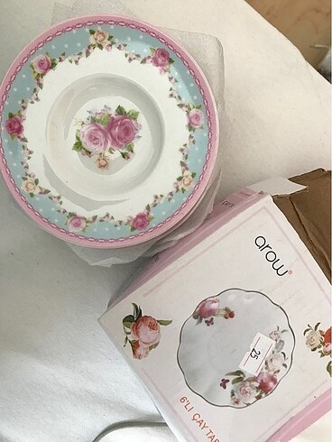 ÇAY TABAĞI 6?lı ÇAY BARDAĞI