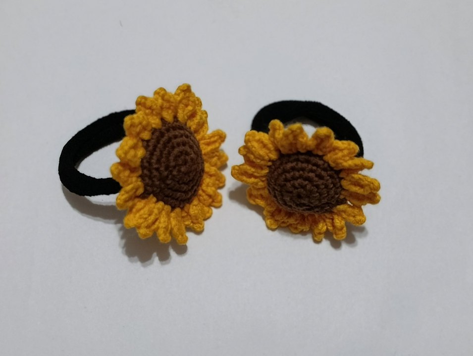 El Örgüsü Renkli Çiçek Süsü - Görsel 4