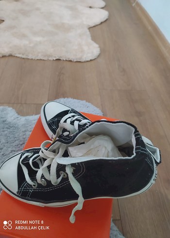 Yüksek Topuklu Siyah Elastik Spor Ayakkabı - Görsel 2