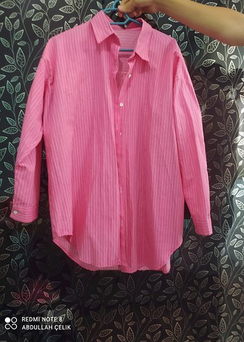 Sarı Çiçek Desenli Uzun Kollu Pamuklu Gömlek - Görsel 8